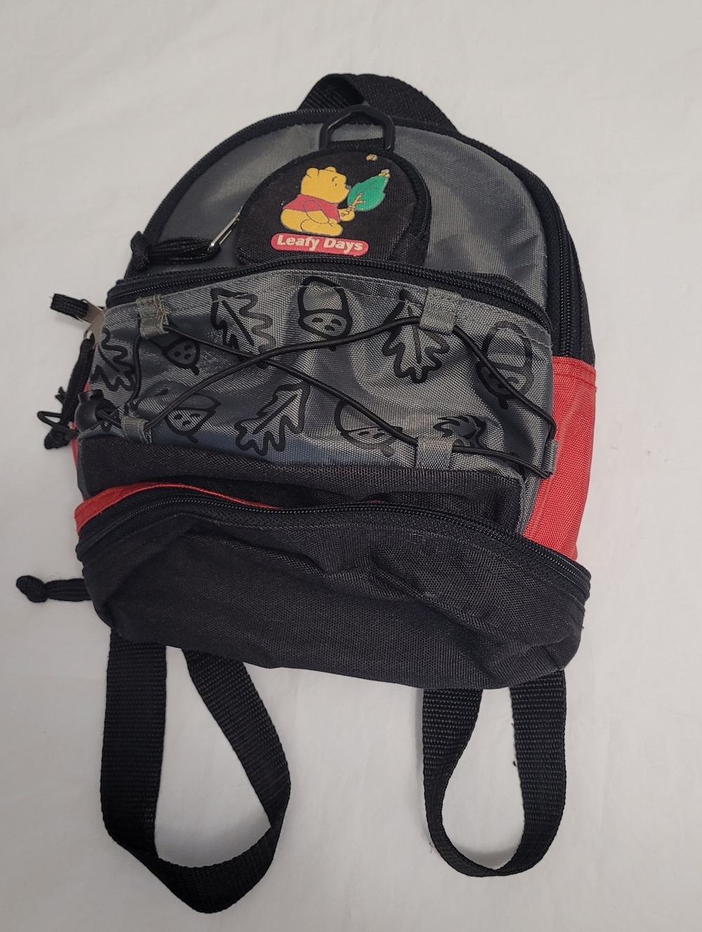 Vintage 90s Disney Leafy Days Winnie The Pooh Nylon Mini Backpack Bag